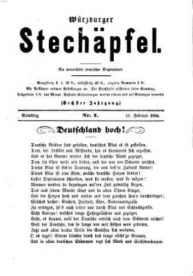 Würzburger Stechäpfel Samstag 13. Februar 1864