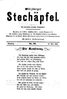 Würzburger Stechäpfel Samstag 28. Mai 1864