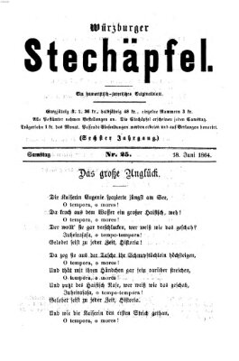 Würzburger Stechäpfel Samstag 18. Juni 1864