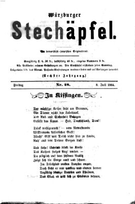 Würzburger Stechäpfel Freitag 8. Juli 1864