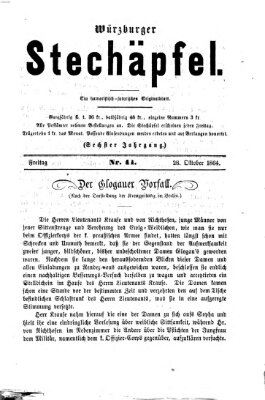 Würzburger Stechäpfel Freitag 28. Oktober 1864