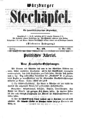 Würzburger Stechäpfel Freitag 12. Mai 1865