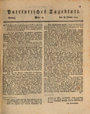 Patriotisches Tageblatt Montag 28. Januar 1805