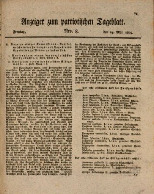 Patriotisches Tageblatt Freitag 24. Mai 1805