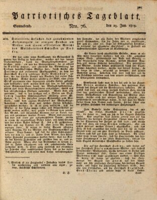 Patriotisches Tageblatt Samstag 29. Juni 1805