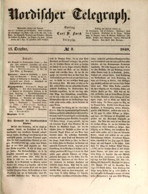 Nordischer Telegraph Freitag 13. Oktober 1848