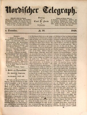 Nordischer Telegraph Freitag 8. Dezember 1848