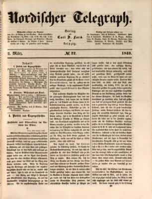 Nordischer Telegraph Freitag 2. März 1849