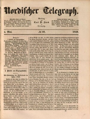 Nordischer Telegraph Freitag 4. Mai 1849