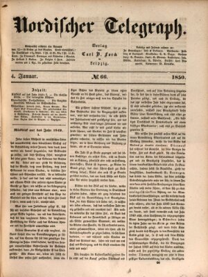 Nordischer Telegraph Freitag 4. Januar 1850