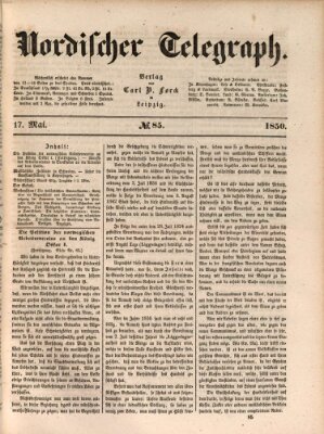 Nordischer Telegraph Freitag 17. Mai 1850