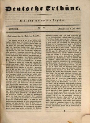 Deutsche Tribüne Samstag 9. Juli 1831