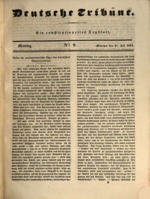 Deutsche Tribüne Montag 11. Juli 1831