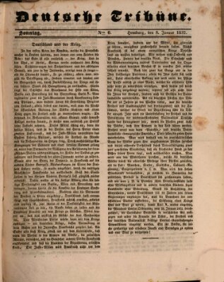 Deutsche Tribüne Sonntag 8. Januar 1832