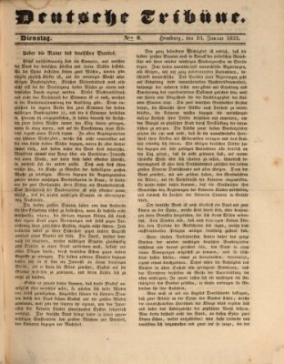 Deutsche Tribüne Dienstag 10. Januar 1832