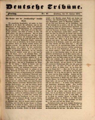 Deutsche Tribüne Freitag 13. Januar 1832