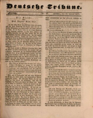 Deutsche Tribüne Freitag 20. Januar 1832