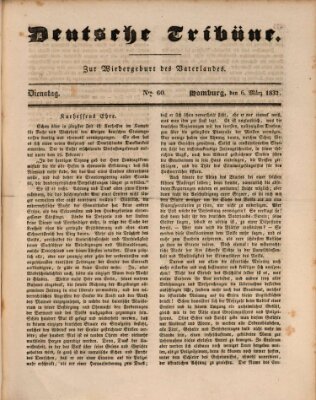 Deutsche Tribüne Dienstag 6. März 1832