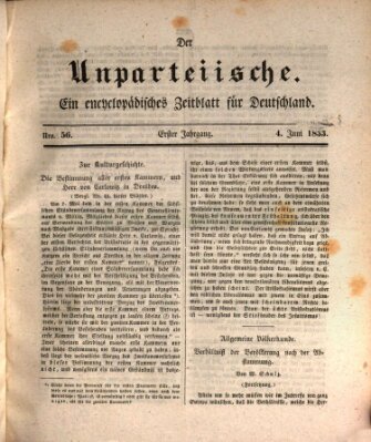 Der Unparteiische Dienstag 4. Juni 1833