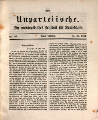 Der Unparteiische Freitag 19. Juli 1833