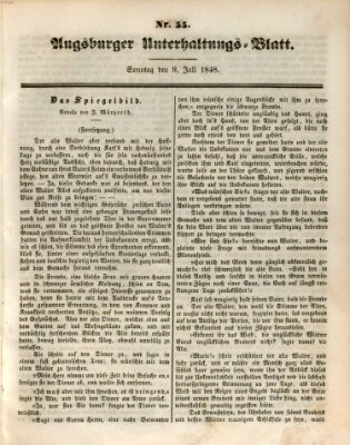 Augsburger Unterhaltungs-Blatt Sonntag 9. Juli 1848