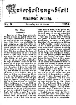 Neustadter Zeitung. Unterhaltungsblatt der Neustadter Zeitung (Neustadter Zeitung) Donnerstag 18. Januar 1855