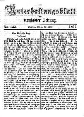 Neustadter Zeitung. Unterhaltungsblatt der Neustadter Zeitung (Neustadter Zeitung) Dienstag 6. November 1855