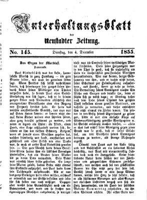 Neustadter Zeitung. Unterhaltungsblatt der Neustadter Zeitung (Neustadter Zeitung) Dienstag 4. Dezember 1855