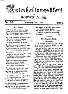 Neustadter Zeitung. Unterhaltungsblatt der Neustadter Zeitung (Neustadter Zeitung) Donnerstag 8. Mai 1856