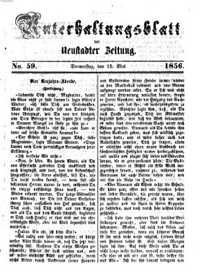 Neustadter Zeitung. Unterhaltungsblatt der Neustadter Zeitung (Neustadter Zeitung) Donnerstag 15. Mai 1856