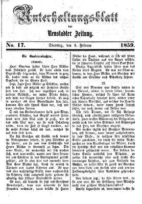 Neustadter Zeitung. Unterhaltungsblatt der Neustadter Zeitung (Neustadter Zeitung) Dienstag 8. Februar 1859