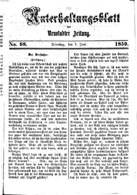 Neustadter Zeitung. Unterhaltungsblatt der Neustadter Zeitung (Neustadter Zeitung) Dienstag 7. Juni 1859