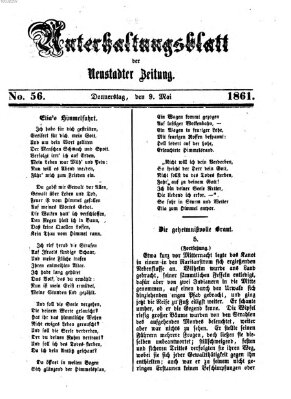 Neustadter Zeitung. Unterhaltungsblatt der Neustadter Zeitung (Neustadter Zeitung) Donnerstag 9. Mai 1861