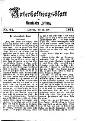 Neustadter Zeitung. Unterhaltungsblatt der Neustadter Zeitung (Neustadter Zeitung) Dienstag 28. Mai 1861