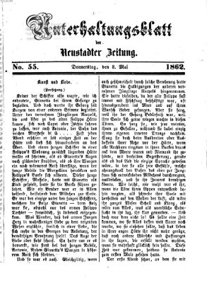 Neustadter Zeitung. Unterhaltungsblatt der Neustadter Zeitung (Neustadter Zeitung) Donnerstag 8. Mai 1862