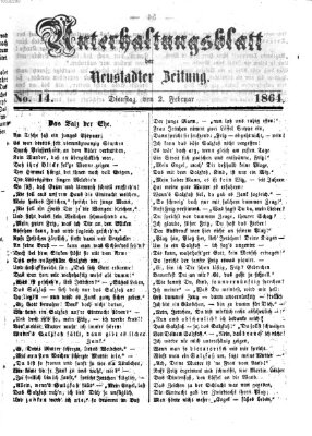 Neustadter Zeitung. Unterhaltungsblatt der Neustadter Zeitung (Neustadter Zeitung) Dienstag 2. Februar 1864