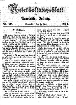 Neustadter Zeitung. Unterhaltungsblatt der Neustadter Zeitung (Neustadter Zeitung) Donnerstag 9. Juni 1864