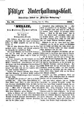 Pfälzer Unterhaltungsblatt (Pfälzische Volkszeitung) Freitag 24. März 1865