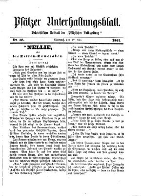 Pfälzer Unterhaltungsblatt (Pfälzische Volkszeitung) Mittwoch 17. Mai 1865