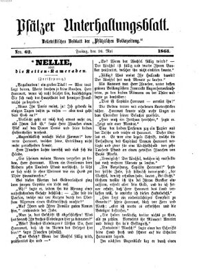 Pfälzer Unterhaltungsblatt (Pfälzische Volkszeitung) Freitag 26. Mai 1865