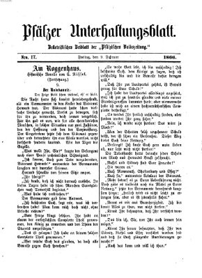 Pfälzer Unterhaltungsblatt (Pfälzische Volkszeitung) Freitag 9. Februar 1866