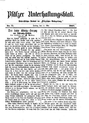 Pfälzer Unterhaltungsblatt (Pfälzische Volkszeitung) Freitag 11. Mai 1866