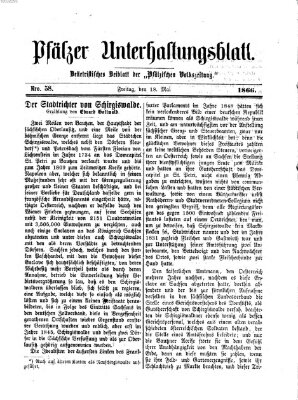 Pfälzer Unterhaltungsblatt (Pfälzische Volkszeitung) Freitag 18. Mai 1866