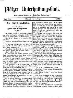 Pfälzer Unterhaltungsblatt (Pfälzische Volkszeitung) Mittwoch 29. August 1866