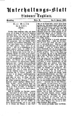 Lindauer Tagblatt für Stadt und Land. Unterhaltungs-Blatt zum Lindauer Tagblatt (Lindauer Tagblatt für Stadt und Land) Samstag 9. Januar 1869