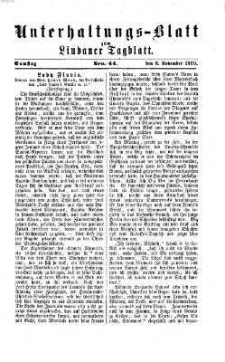 Lindauer Tagblatt für Stadt und Land. Unterhaltungs-Blatt zum Lindauer Tagblatt (Lindauer Tagblatt für Stadt und Land) Samstag 6. November 1869