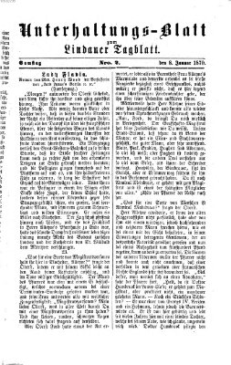 Lindauer Tagblatt für Stadt und Land. Unterhaltungs-Blatt zum Lindauer Tagblatt (Lindauer Tagblatt für Stadt und Land) Samstag 8. Januar 1870