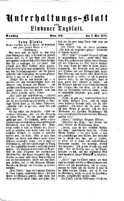 Lindauer Tagblatt für Stadt und Land. Unterhaltungs-Blatt zum Lindauer Tagblatt (Lindauer Tagblatt für Stadt und Land) Samstag 7. Mai 1870