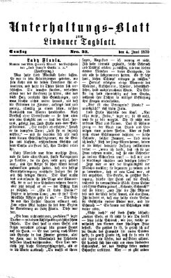 Lindauer Tagblatt für Stadt und Land. Unterhaltungs-Blatt zum Lindauer Tagblatt (Lindauer Tagblatt für Stadt und Land) Samstag 4. Juni 1870