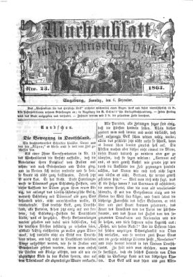 Wochenblatt für das christliche Volk Sonntag 6. Dezember 1863